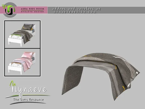 Aura Kids Blanket - The Sims 4 Custom Content