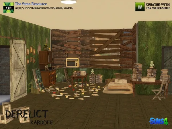 Alpha kardofe_Derelict by thesimsresource - The Sims 4 Custom Content
