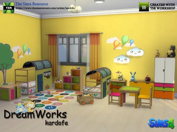 Alpha kardofe_DreamWorks - The Sims 4 Custom Content