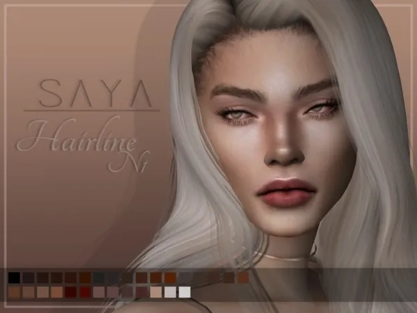 Alpha Hairline N1 - The Sims 4 Custom Content