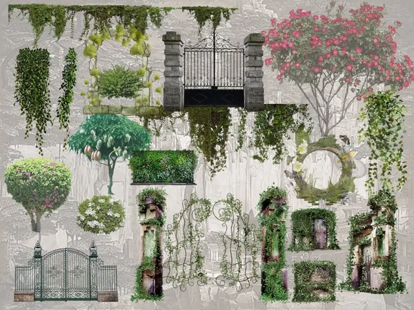 Alpha D720 Wall Decals set by thesimsresource - The Sims 4 Custom Content