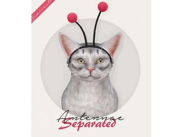 Alpha Bee Antennae Separated - The Sims 4 Custom Content