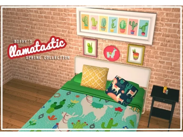Alpha Llamatastic Spring Collection - The Sims 4 Custom Content