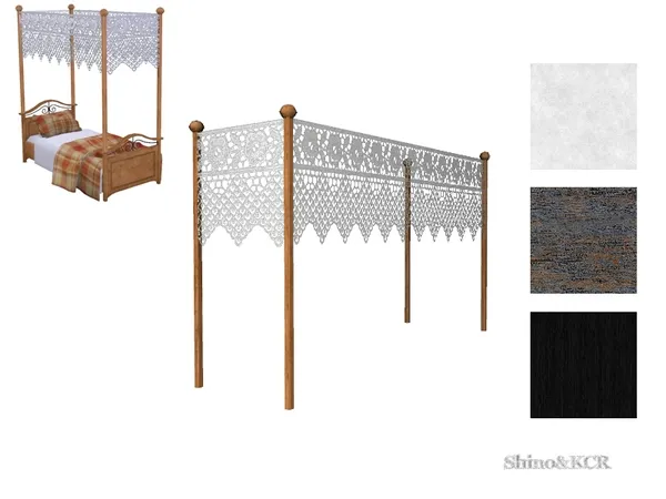 Country Kids Canopy Toddler Bed - The Sims 4 Custom Content
