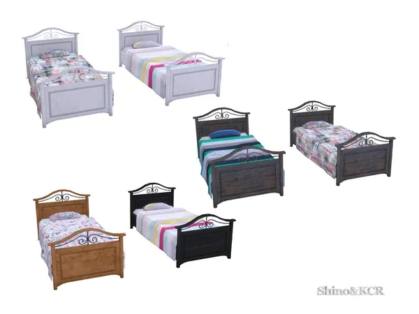 Country Kids Toddler Bed - The Sims 4 Custom Content