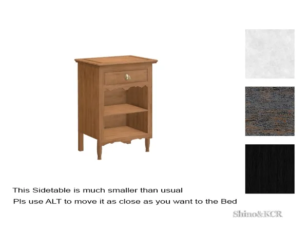 Country Kids Sidetable - The Sims 4 Custom Content