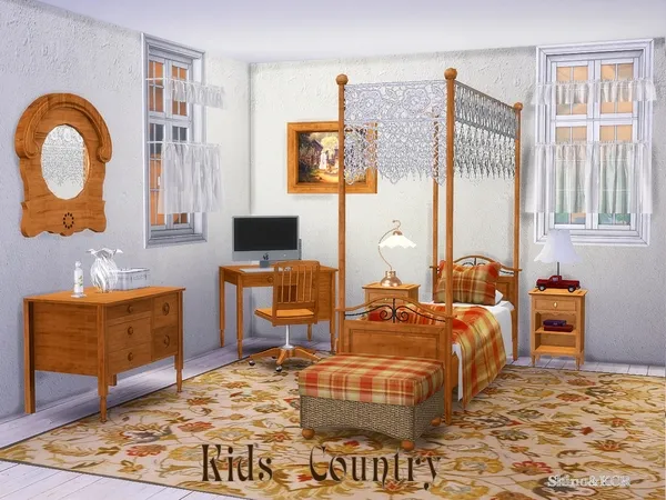Alpha Country Kids - The Sims 4 Custom Content
