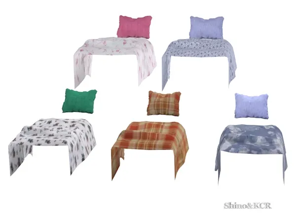 Country Kids Recolors Comforter for Single Bed - The Sims 4 Custom Content
