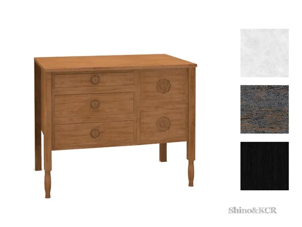 Country Kids Dresser Toddler - The Sims 4 Custom Content