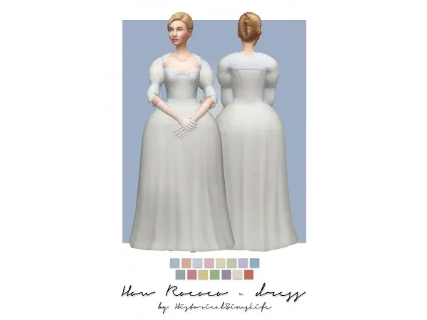Alpha How Rococo Dress Hat - The Sims 4 Custom Content