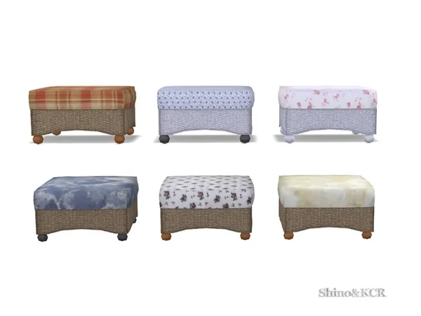 Country Kids Pouf - The Sims 4 Custom Content