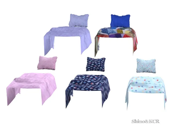 Country Kids Comforter Bed Single - The Sims 4 Custom Content