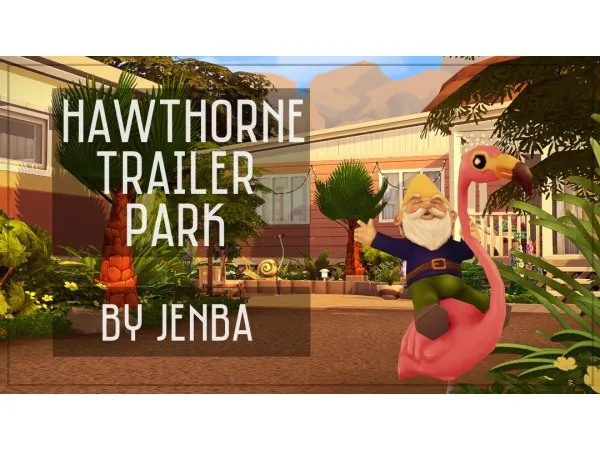 Maxis Match Hawthorne Trailer Park - The Sims 4 Custom Content