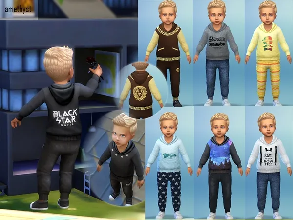 Alpha [ ] Suit for toddlers 02 - The Sims 4 Custom Content