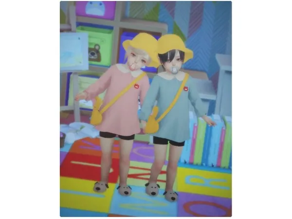 Alpha Toddler Clothes tori tor by yuu - The Sims 4 Custom Content
