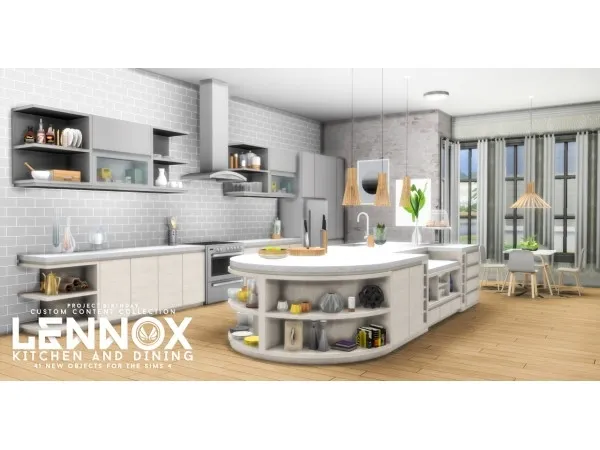 Maxis Match Lennox Kitchen and Dining by simsfinds - The Sims 4 Custom Content