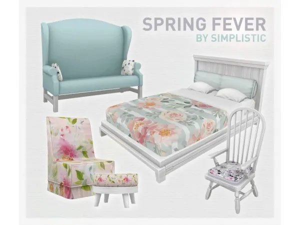 Maxis Match Spring Fever Set - The Sims 4 Custom Content