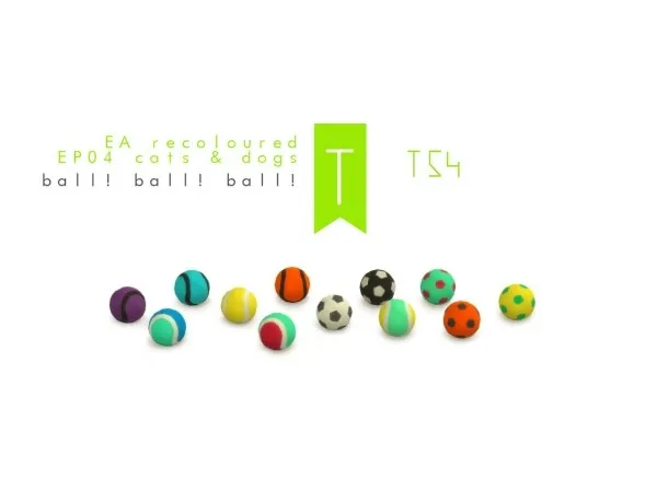 Alpha Recolours Ball Ball Ball - The Sims 4 Custom Content