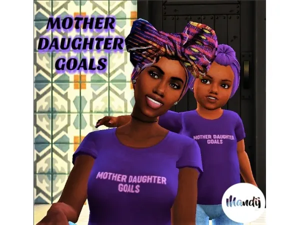 Alpha Mother Daughter Goals Pose Pack - The Sims 4 Custom Content