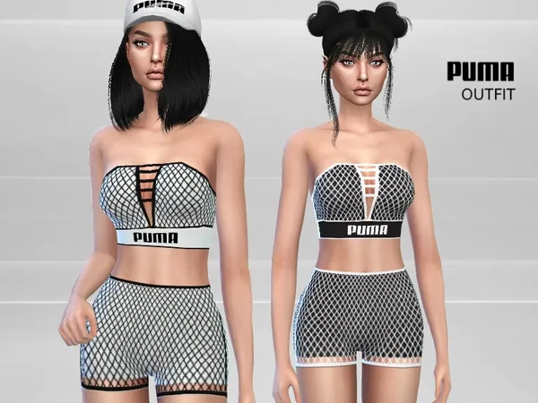 Alpha Puma Outfit - The Sims 4 Custom Content