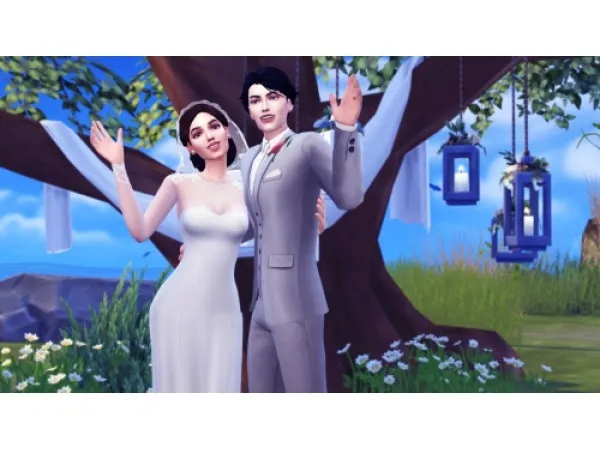 Alpha Sweet Moments (Ceremony) pose pack by simsfinds - The Sims 4 Custom Content