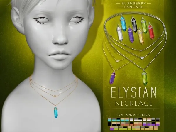 Elysian Necklace - Blahberry Pancake