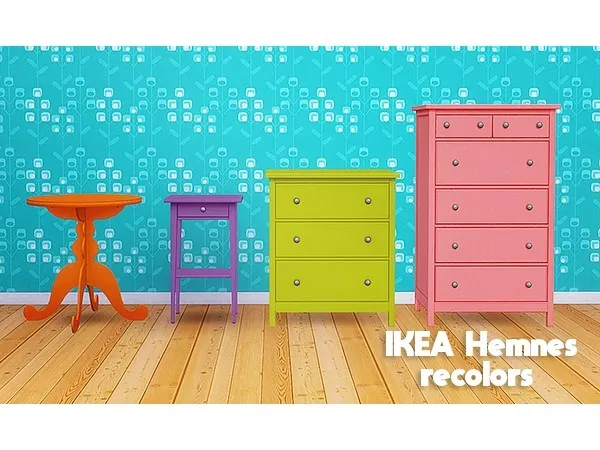 Maxis Match [ ] IKEA Hemnes recolors cherie by lina - The Sims 4 Custom Content