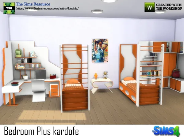 Alpha kardofe_Bedroom Plus - The Sims 4 Custom Content