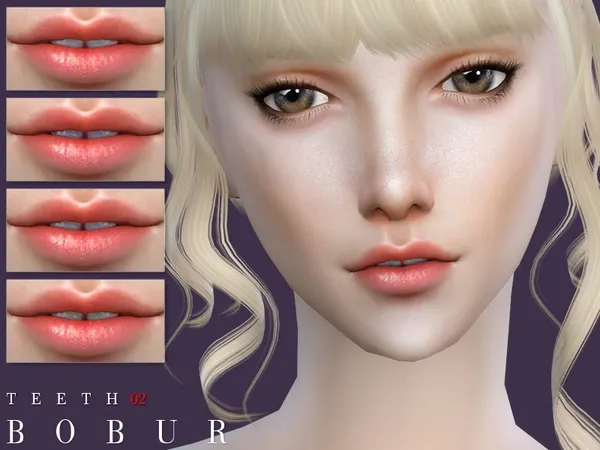 Alpha Bobur Teeth 02 - The Sims 4 Custom Content