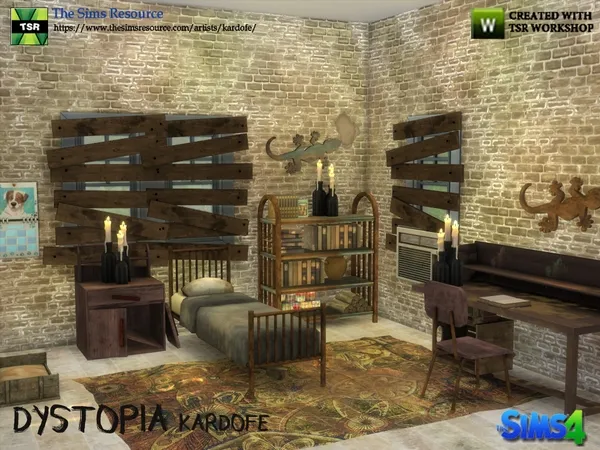 Alpha kardofe_Dystopia by thesimsresource - The Sims 4 Custom Content