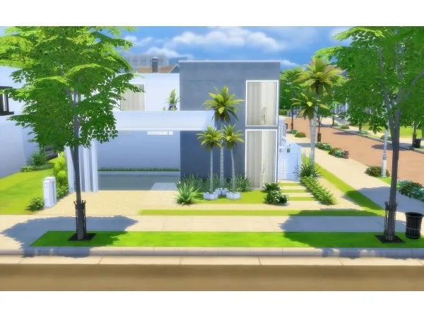 Alpha House 39 Modern No by viasims - The Sims 4 Custom Content