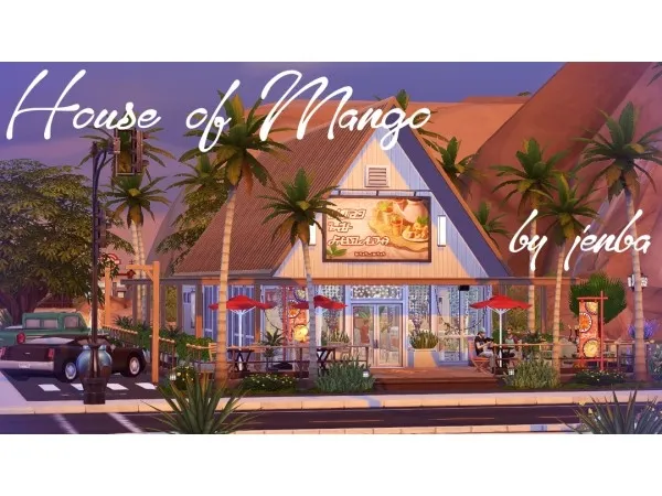 Maxis Match House of Mango No by jenba - The Sims 4 Custom Content