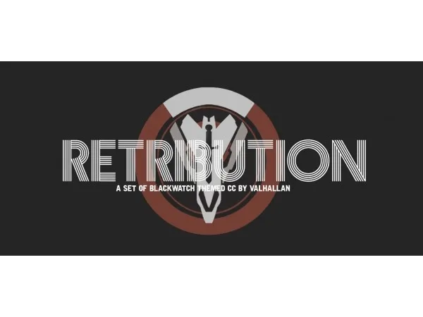 Mix Retribution a Blackwatch themed set by Valhallan - The Sims 4 Custom Content