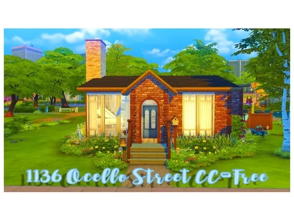 Alpha 1136 Ocello Street ( Free) plus the Meyers Family by thevoodoosim - The Sims 4 Custom Content