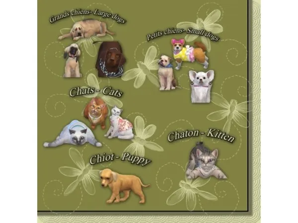 Alpha Animal Poses Pets poses by kassimsdesign - The Sims 4 Custom Content