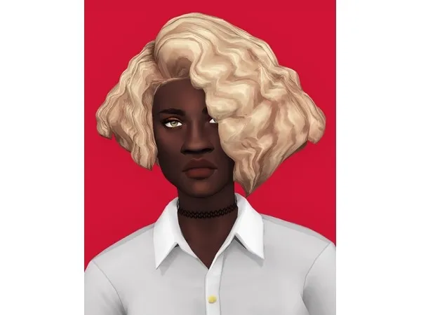 Maxis Match MOON RIVER HAIR by simmerstesia - The Sims 4 Custom Content