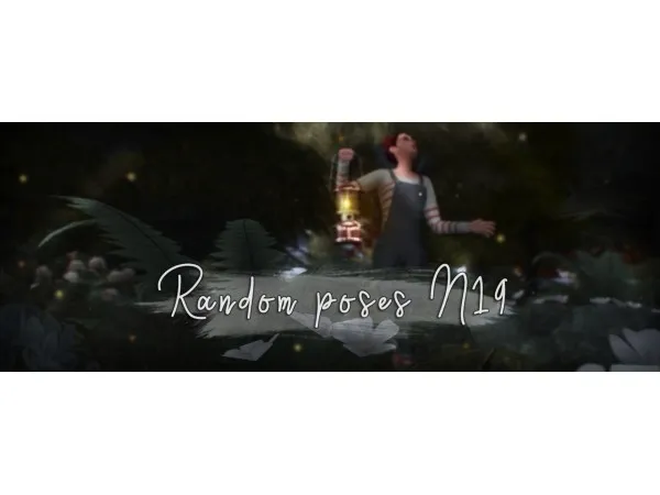 Alpha Random poses 19 by viesil - The Sims 4 Custom Content