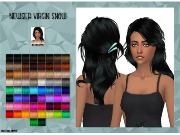 Alpha Newsea virgin snow sims by nessa - The Sims 4 Custom Content
