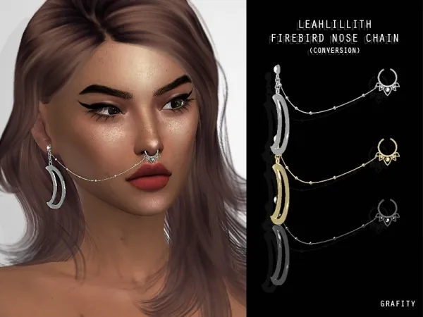 LeahLillith FireBird Nose Chain