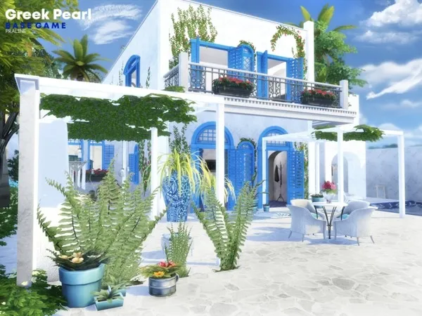 Alpha Greek Pearl - The Sims 4 Custom Content