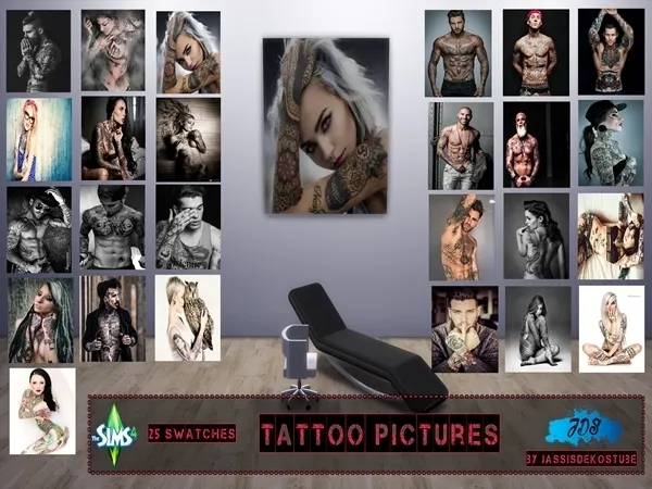 Alpha Tattoo Pictures - The Sims 4 Custom Content