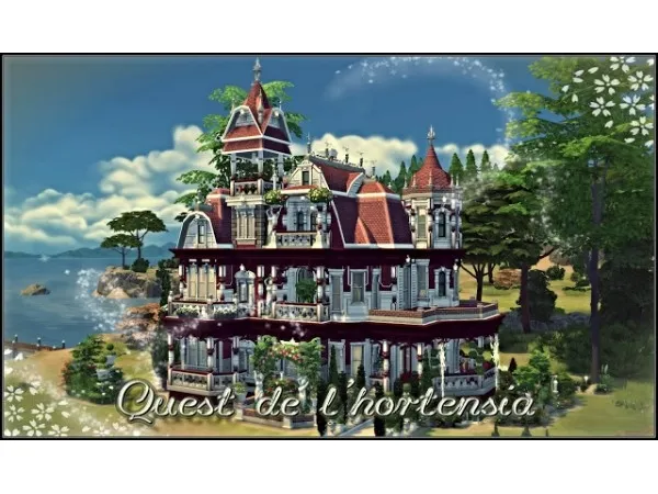 Alpha Quest de l'hortensia by Falcora - The Sims 4 Custom Content