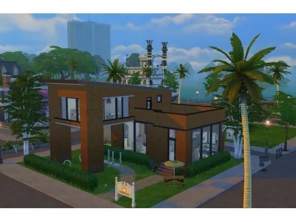Alpha Magnolia Vet Clinic ( free) by itsninakim - The Sims 4 Custom Content