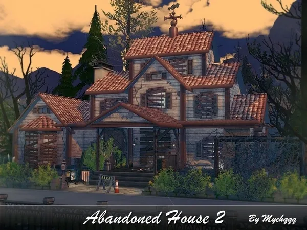 Alpha Abandoned House 2 - The Sims 4 Custom Content