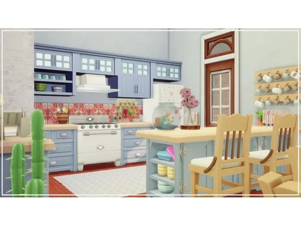 Alpha BlueBerry house by lyrasaeberry - The Sims 4 Custom Content