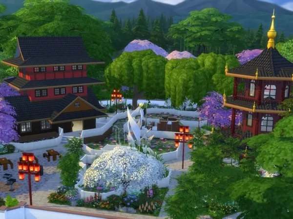 Temple of 1000 Blossoms by luniversims
