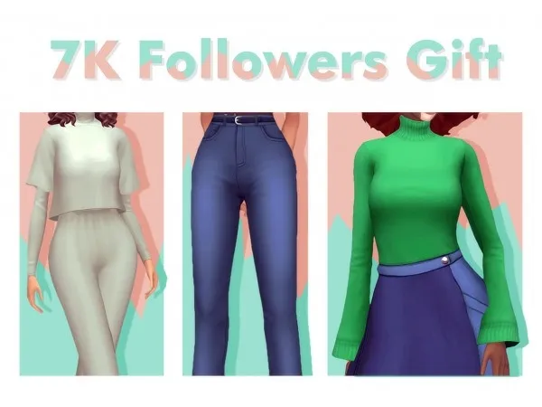 Maxis Match 7K FOLLOWERS GIFT by cubersims - The Sims 4 Custom Content