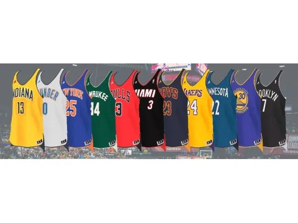 Alpha KKs Tanktop NBA Recolour by rexryuko - The Sims 4 Custom Content