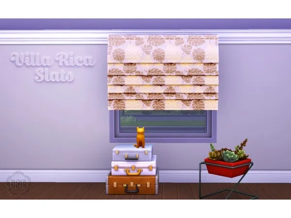 Alpha Villa Rica Blinds by ladysilvertongue - The Sims 4 Custom Content