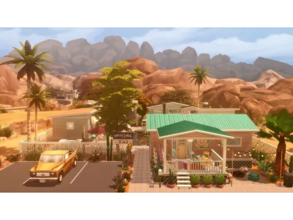 Maxis Match Hippie Trailer Park by catsaar - The Sims 4 Custom Content